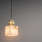 HDC Modern Marble Cube Pendant Light for Living & Dining Spaces
