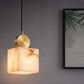 HDC Modern Marble Cube Pendant Light for Living & Dining Spaces