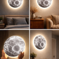 Hdc 330/500mm Modern Simple Darken Moon Bedroom Bedside Wall Lamp