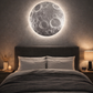 Hdc 330/500mm Modern Simple Darken Moon Bedroom Bedside Wall Lamp