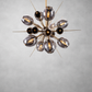 Hdc Sputnik Design Multi-Arm Mid-century Ceiling Chandelier with Gold Finish for Living & Dining Spaces