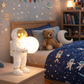HDC White & Gold Finish Astronaut Decorative Table Lamp