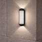 HDC 12W Modern Outdoor LED Wall Light for Exterior Walls with Warm White Glow