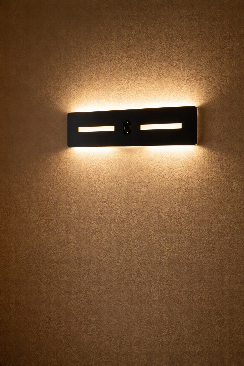 HDC Modern Matte Black Finish Touch Sensor LED Contemporary Indoor Wall Lamp