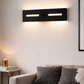 HDC Modern Matte Black Finish Touch Sensor LED Contemporary Indoor Wall Lamp