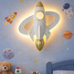 Hdc Kids Rocket LED Wall Light – Modern Space Theme Decorative Wall Lamp