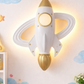 Hdc Kids Rocket LED Wall Light – Modern Space Theme Decorative Wall Lamp