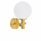 HDC Gold/Black 6 Watt Modern Gold Globe Wall Light for Bedroom, Sitting Room