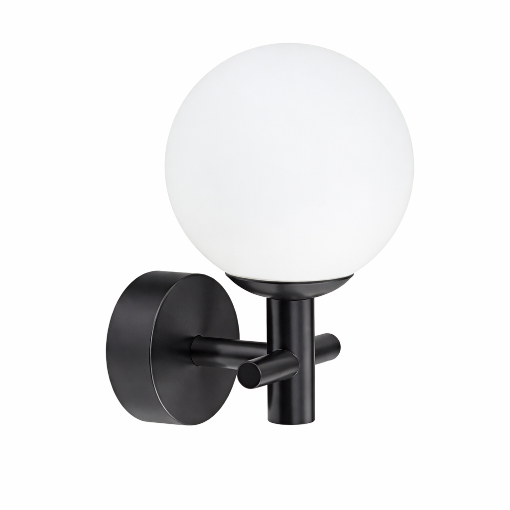 HDC Gold/Black 6 Watt Modern Gold Globe Wall Light for Bedroom, Sitting Room