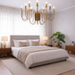 HDC Gold 10/16 Chandelier Ceiling Light for Bedroom, Living Room, Lobby