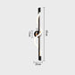 HDC Black & Gold Modern Spiral LED Wall Light for Bedroom, Living Room & Hallway
