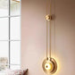 Hdc Morden Golden Plate LED Wall Light