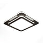 HDC 500MM Square LED Ceiling Light for Bedroom, Living Room