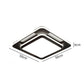 HDC 500MM Square LED Ceiling Light for Bedroom, Living Room