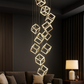 Hdc 12-Light Led Double Height Stair Chandelier