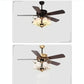 Hdc 6 Glass Light 52 Inch Ceiling Fan Chandelier