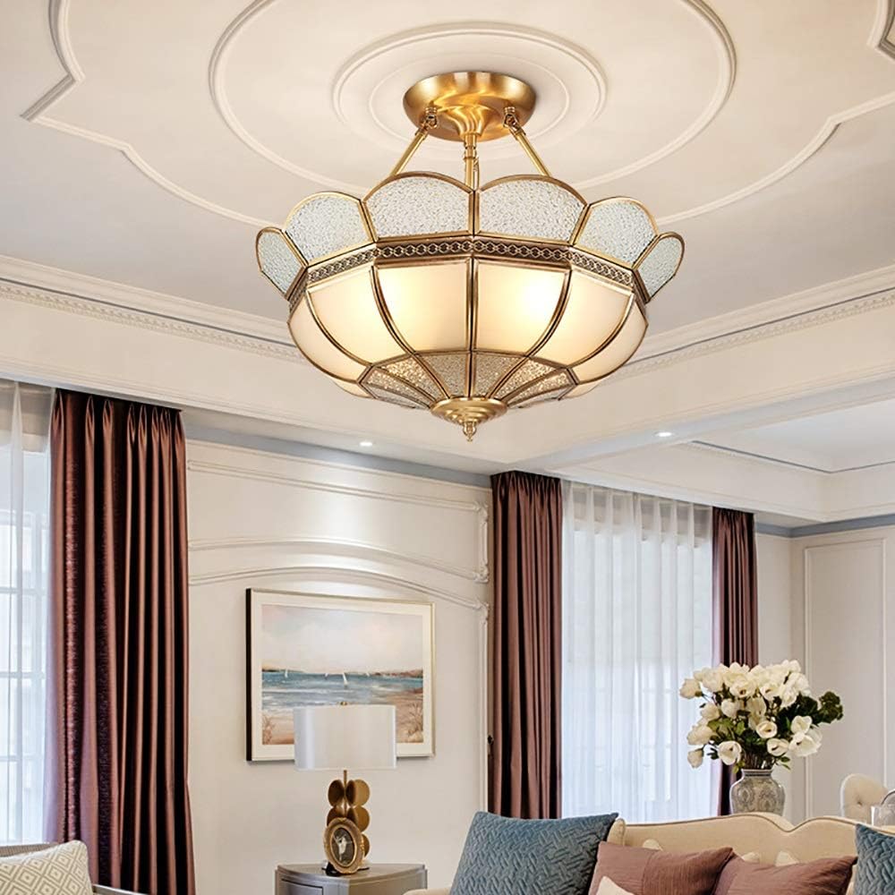 Hdc LED All Copper Study Bedroom Restaurant Ceiling Light Lighting