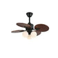 Hdc Tropical Ceiling Fan With Led Light And Remote Control 52 Inch Palm Reversible Fan Light 5 Leaf Blades And Balance Clips