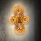 Hdc Lotus Leaves LED Glass Wall Light