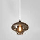 Hdc 1 Light Smokey Grey Glass Pendant Lighting Fixture