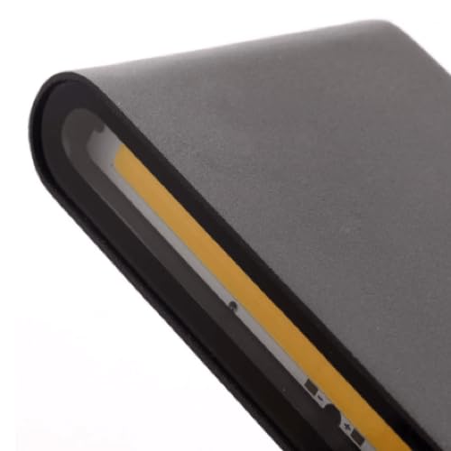 HDC 12w Led Outdoor Exterior Wall Step Up Down Light Fixture Lamp Black Finish Long Warm White
