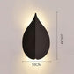 HDC Luxury Matte Black Leaf Outdoor Light