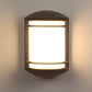 HDC Modern Outdoor Wall Light with Frosted Diffuser