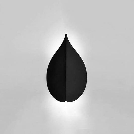 HDC Luxury Matte Black Leaf Outdoor Light