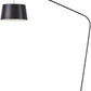 HDC Modern Minimalist Luxury Black Arc Floor Lamp for Living Room & Bedroom