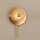 Hdc Led Golden Circle Luminous Orbit Glass Disc Wall Light