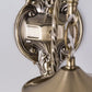 HDC Amber Glass Antique Bronze Hanging Wall Light