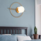 Ojaro Nordic Golden LED Wall Lamp Indoor LED Wall Lighting Fixtures