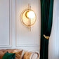 Ojaro Nordic Golden LED Wall Lamp Indoor LED Wall Lighting Fixtures