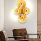 Hdc Lotus Leaves LED Glass Wall Light