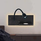 Hdc Led Black Gooseneck Led Wall Light With Usb And Wireless Charging - Warm White