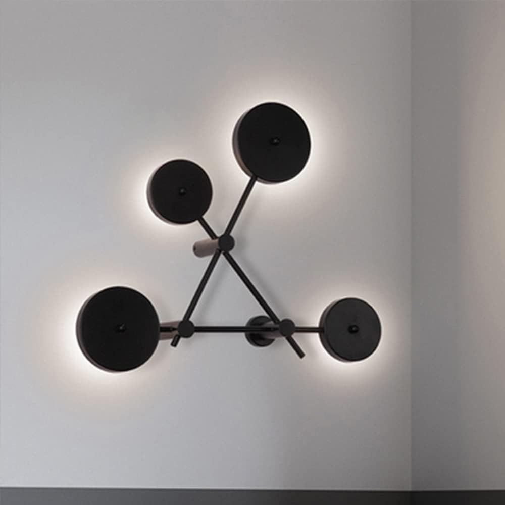 Hdc Irregular Geometric Triangle Shape Bedroom Bedside Wall Lamp