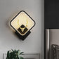 HDC LED Stag Golden Deer Square Wall Lamp Light- Warm White, Gold, Black