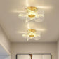 HDC 180mm Golden Flower LED Chandelier Ceiling Light For Living Room