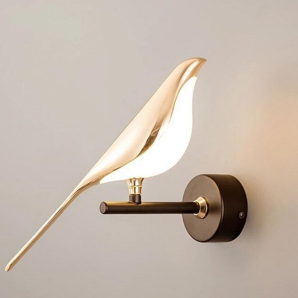 Ojaro Modern Bird Shape Acrylic Wall Light for Bedroom, Living Room & Dining Area
