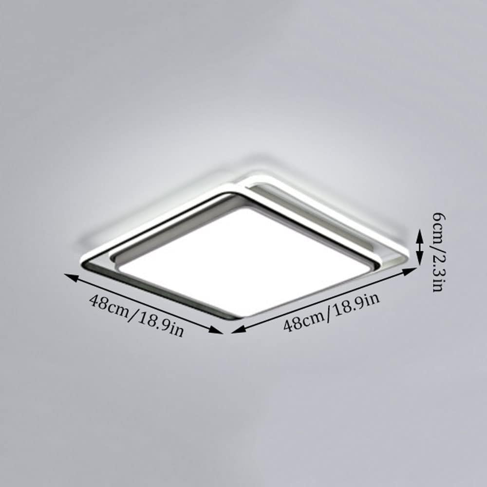 HDC Modern Black 72W Ceiling Light for Bedroom, Sitting Room
