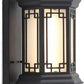 Hdc Outdoor Wall Light Fixture Black Color Exterior Lantern Waterproof Lamp - Warm White