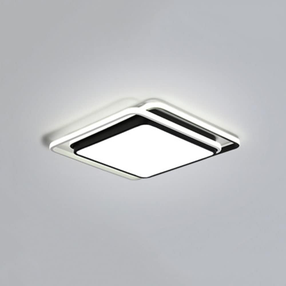 HDC Modern Black 72W Ceiling Light for Bedroom, Sitting Room