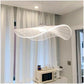 Hdc Postmodern Scandinavian Led Acrylic Shade Pendant Light - Tricolor