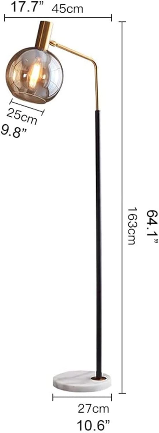 Hdc Floor Lamp Standing Lighting For Living Rooms, Indoor Pole Light For Bedroom & Office