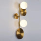 Hdc Mid Century Metal With Frosted Glass Globe Wall Lamp