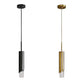HDC Modern Acrylic Lampshade Metal Spot Light Long Tube Ceiling Pendant Light