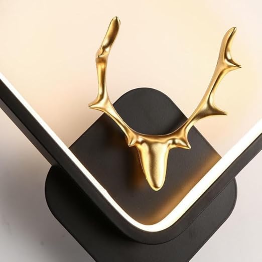 Ojaro Modern Deer Design LED Wall Light for Bedroom, Living Room & Hallway