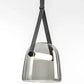 Hdc 1 Light Led Glass Smokey Black Pendant Lamp With Leather Strap Ceiling Light - Tricolor