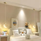 HDC Led 1-Light Gold Half Crescent Moon Acrylic Hanging Pendant Ceiling Light