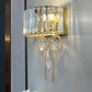 Hdc Modern Luxury Crystal Prism Drop Pendant Wall Light
